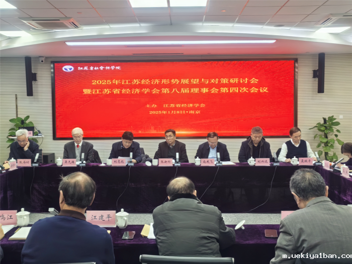 2025年江苏经济形势展望与对策研讨会暨省经济学会第八届理事会第四次会议在南京召开